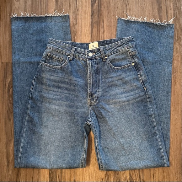 ANINE BING Hugh Jeans in Panama Blue - Picture 3 of 12